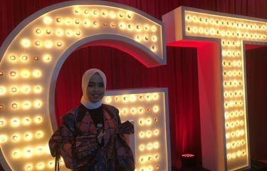 Putri Ariani di kawasan Kebon Sirih, Jakarta Pusat, Jumat (9/6/2023).