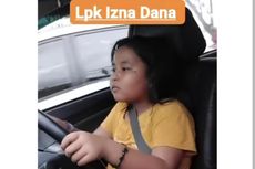 Viral Video Bocah Belajar Mengemudikan Mobil, Sangat Berbahaya