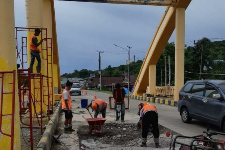 Pemeliharaan Jembatan Sungai Bojo Kabupaten Barru