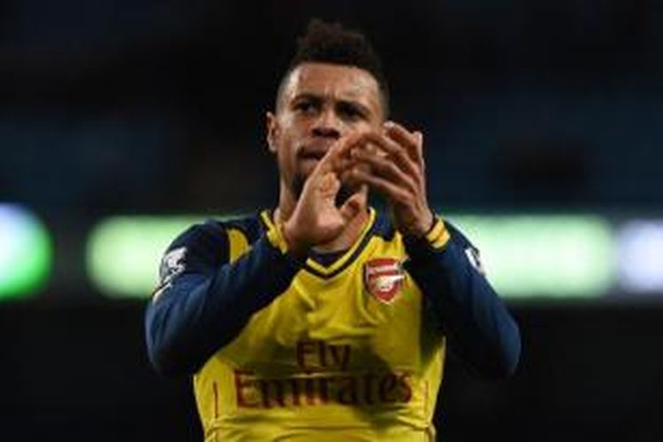 Gelandang Arsenal asal Perancis, Francis Coquelin.