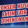 Ricuh Penonton dan Petugas Keamanan, Konser Musik Jatim Fair 2022 Dihentikan