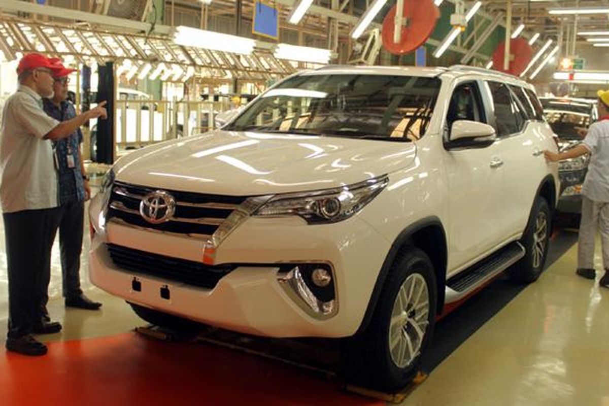 Pabrik TMMIN I di Karawang, Jawa Barat, yang memproduksi Toyota Fortuner dan Innova.