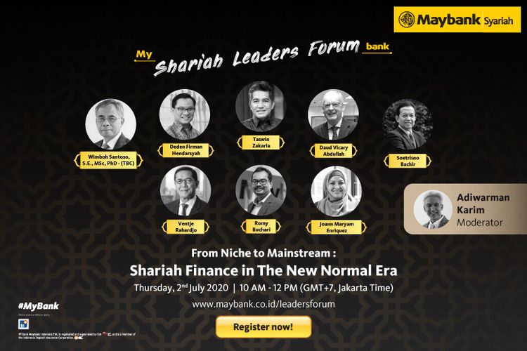 Poster acara diskusi Shariah Leaders Forum (Dok. Maybank)