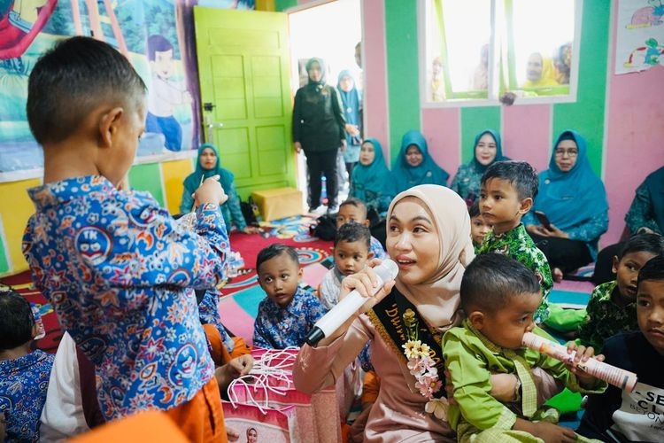 Dorong Tumbuh Kembang Anak Usia Dini, Bunda PAUD Riau Tanamkan Pentingnya Gizi Seimbang
