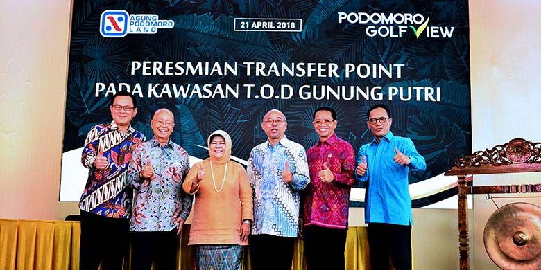 Keterangan foto : Peresmian TOD 21 April 2018