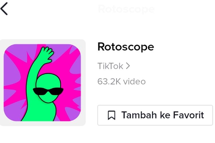 Tutorial Menambah dan Menghilangkan Fitur Filter Rotoscope TikTok