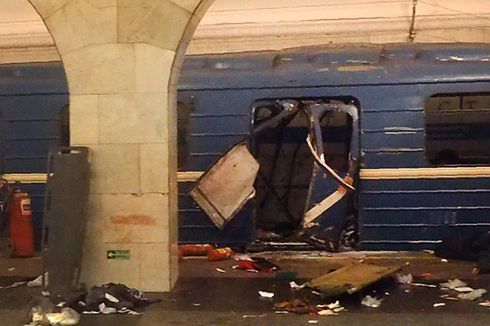 Polisi Jinakkan Satu Bom di Stasiun Kereta Bawah Tanah St Petersburg