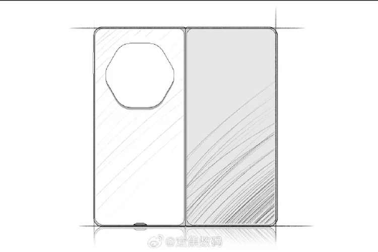 Modul kamera Huawei Mate X8.