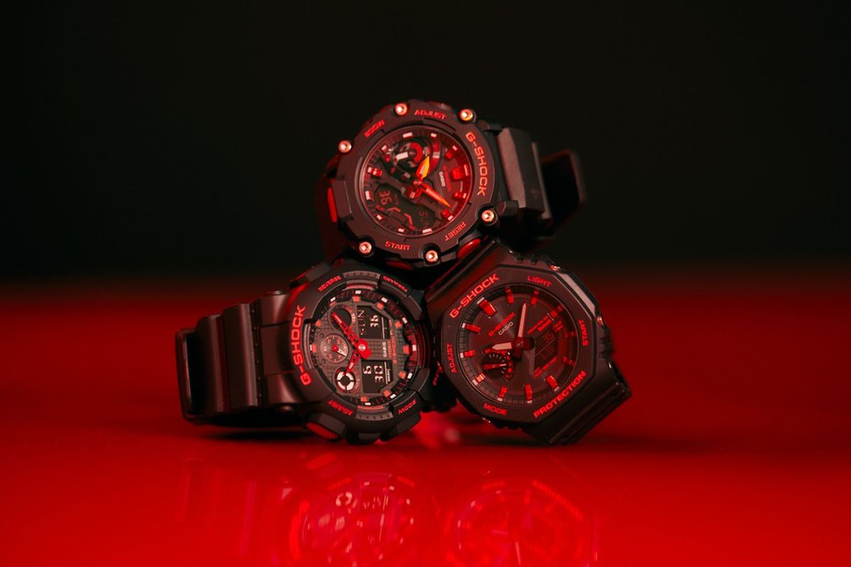 Casio G-Shock Seri Ignite Red