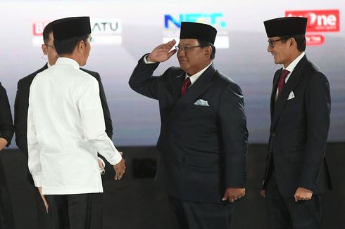 Situng KPU 42,63 Persen: Jokowi-Ma'ruf 56,38 Persen, Prabowo-Sandiaga 43,62 Persen