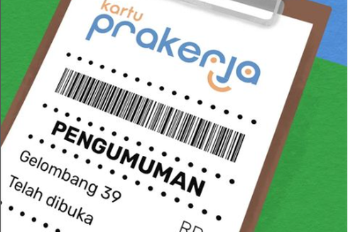 Kartu Prakerja Gelombang 39 Sudah Dibuka, Daftar di www.prakerja.go.id