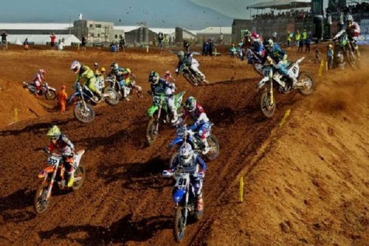 Kejuaraan dunia motocross MXGP 2018 berlangsung di Semarang, Jawa Tengah.