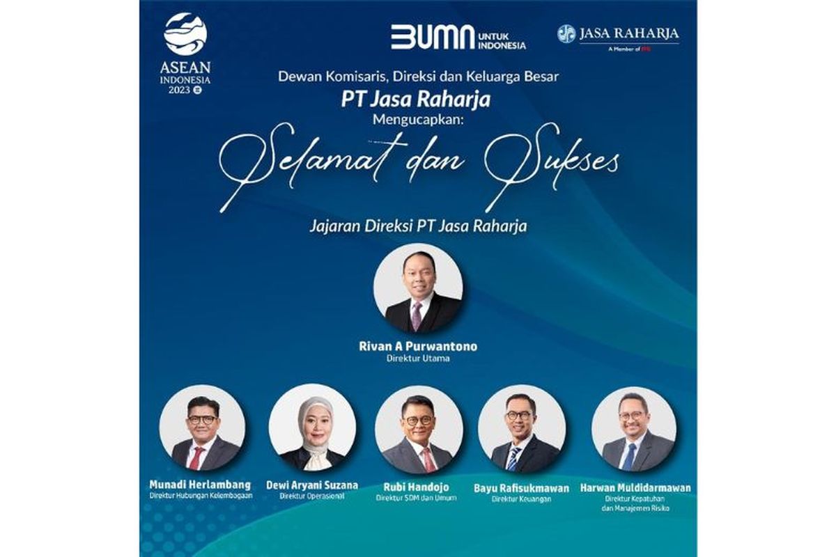 Menteri Badan Usaha Milik Negara (BUMN) Erick Thohir dan Indonesia Financial Group (IFG) sebagai pemegang saham melakukan perubahan susunan Dewan Direksi Jasa Raharja.