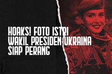 INFOGRAFIK: Hoaks tentang Istri Wapres Ukraina Siap Perang