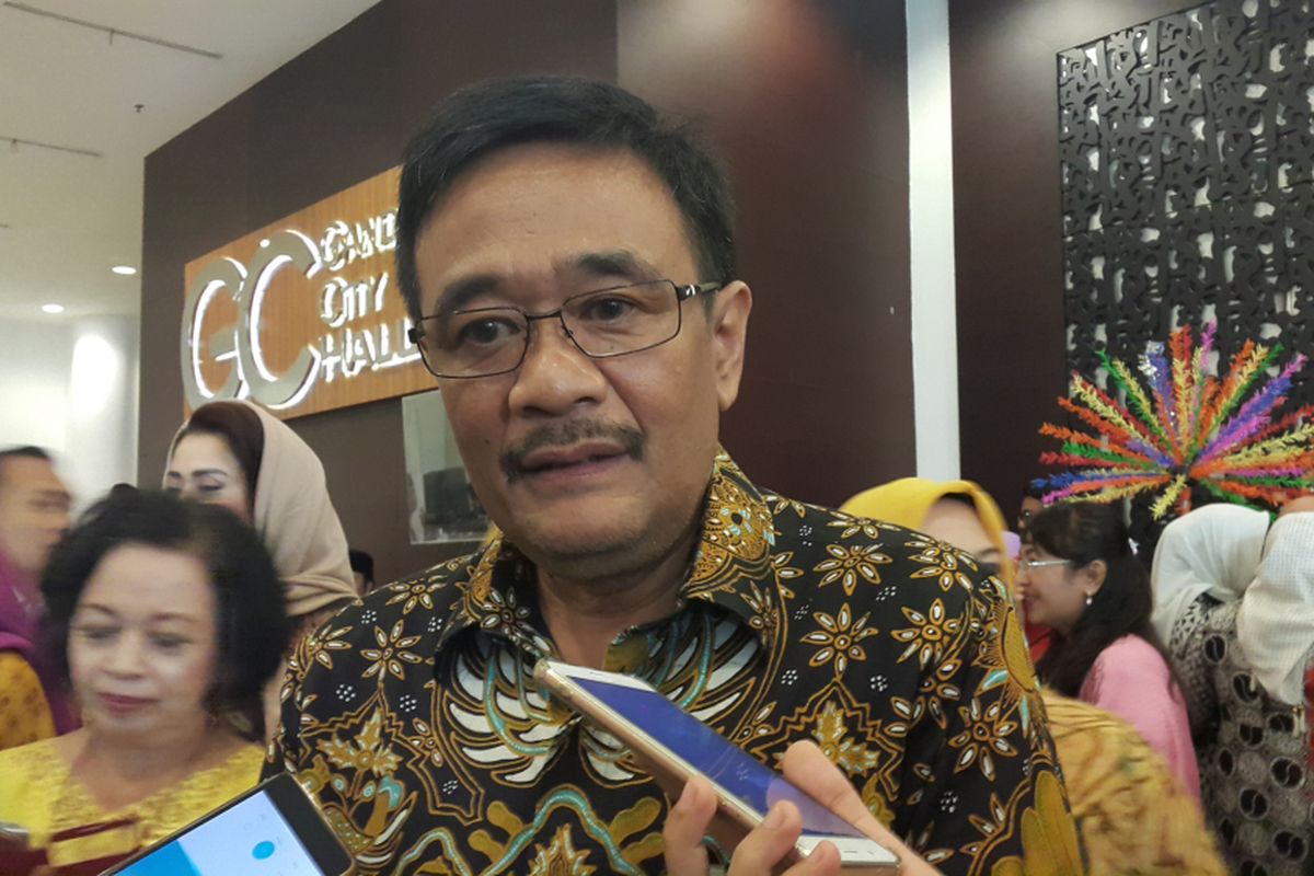 Gubernur DKI Jakarta Djarot Saiful Hidayat di Kawasan Kebayoran Lama, Jakarta Selatan, Rabu (19/7/2017).