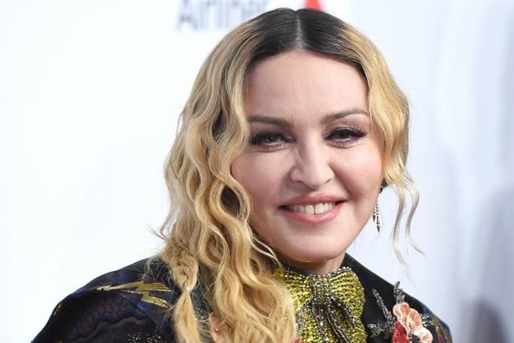 Madonna menghadiri acara Billboard Women in Music 2016 di New York City, AS, Jumat (9/12/2016).