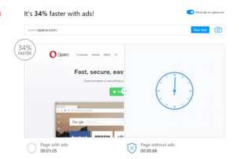 Browser Opera Bisa Blokir Iklan Otomatis