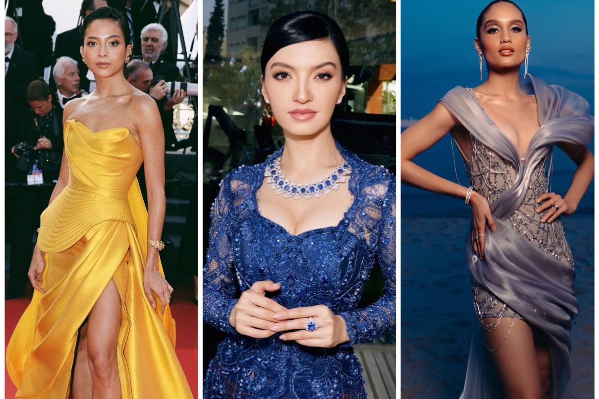 Raline Shah, Cinta Laura dan Putri Marino di Cannes Film Festival 2023