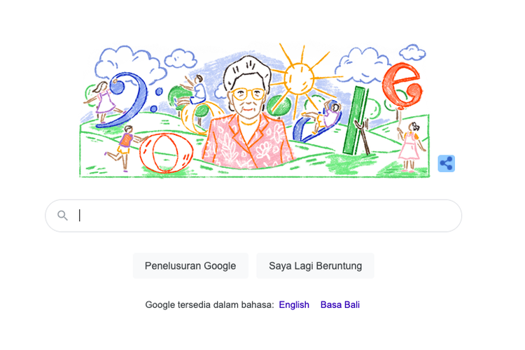 Google Doodle Ibu Kasur, Minggu (16/1/2022)