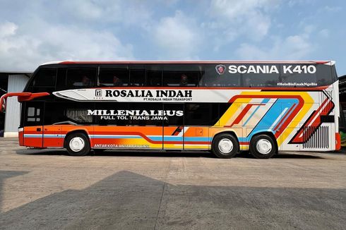 PO Rosalia Indah Rilis Bus Baru Mewah, Ada 2 Kelas dalam 1 Bus