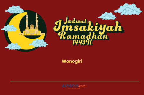 Jadwal Imsak dan Buka Puasa di Kabupaten Wonogiri Hari Ini, 1 Mei 2022