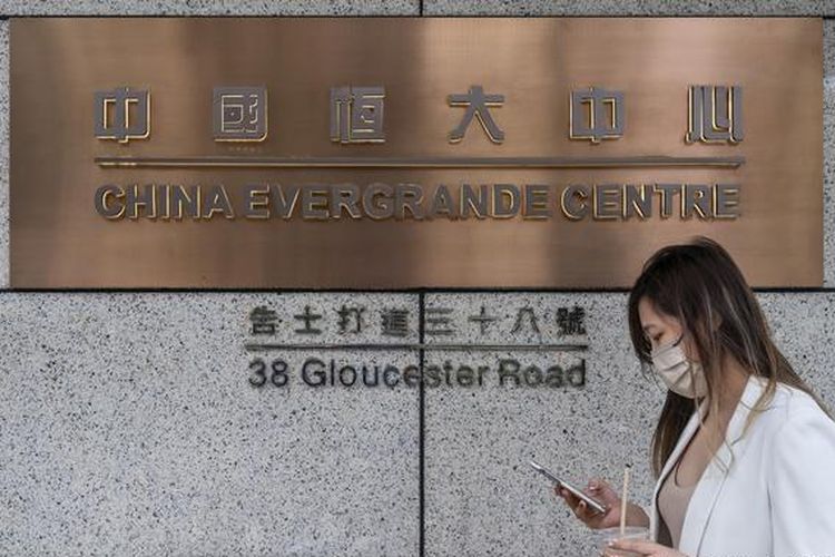 Evergrande, perusahaan raksasa properti China yang mempunyai utang Rp 4.200 triliun.