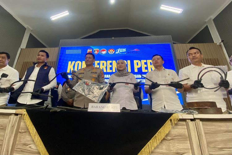 Kabel Whoosh Dicuri di Cimahi dan Bandung Barat, 6 Orang Ditangkap