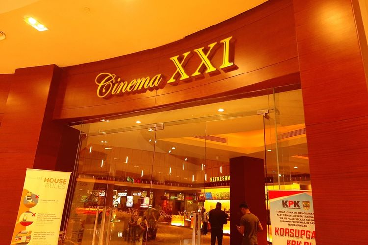 Ilustrasi bioskop Cinema XXI.