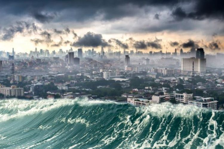 7 Tsunami Terbesar di Dunia Halaman all - Kompas.com