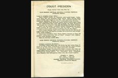 Teks Dekrit Presiden 5 Juli 1959