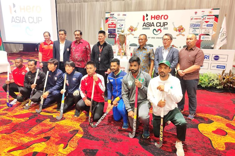 Acara Lunch Kejuaraan Hoki Piala Asia 2022 di Jakarta, Jumat (27/5/2022).