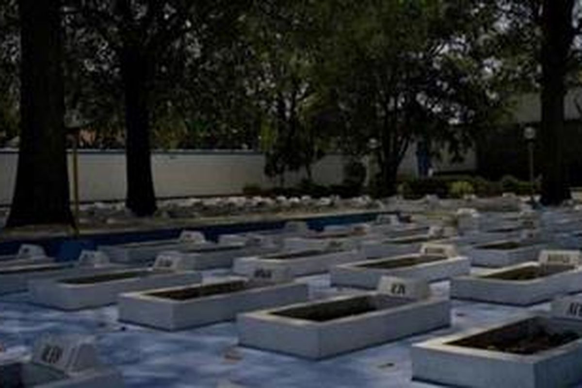 Pemakaman korban Rawagede, Karawang, Jawa Barat.