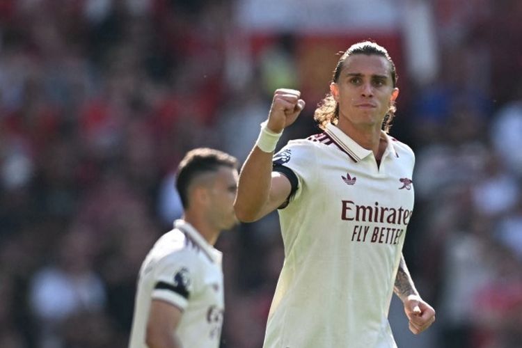 Calafiori Bawa Arsenal Unggul atas Man United di Babak Pertama