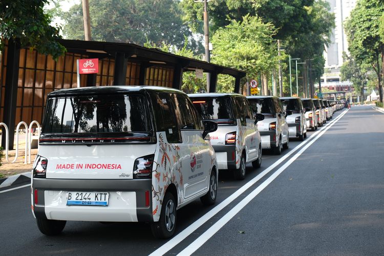 150 unit Wuling Air ev jadi kendaraan resmi KTT ASEAN di Jakarta