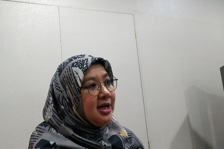 Direktur Pencegahan dan Pengendalian Penyakit Tular Vektor dan Zoonotik Kementerian Kesehatan (Kemenkes) Siti Nadia Tarmizi dalam konferensi pers di Kantor Kemenkes, Kuningan, Jakarta Pusat, Rabu (11/3/2020). 