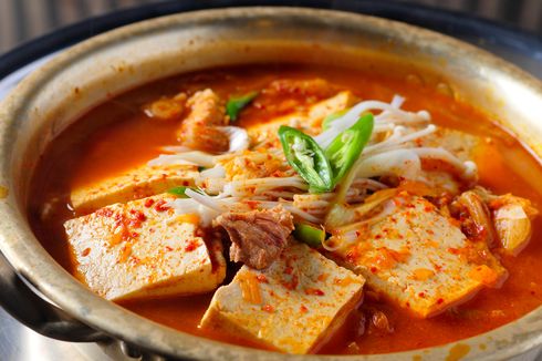 Resep Kimchi Jjigae, Sup Kimchi Sehat Banyak Sayuran