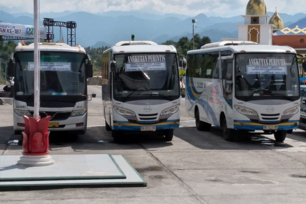 Angkutan Perintis milik DAMRI yang beroperasi di Padang Pariaman. Rute bus ini melayani tiga trayek dengan tarif Rp 6.000 untuk umum, dan Rp 2.000 untuk pelajar.