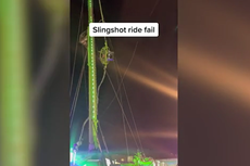 Wahana 'Bungee Snaps' Putus di Hyde London, Tabrak Tiang dan Buat Penumpangnya Tergantung