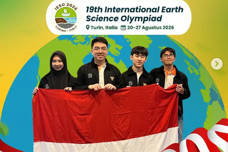 Pelajar Indonesia Raih 12 Medali di International Earth Science Olympiad 2026, Ini Daftar Namanya