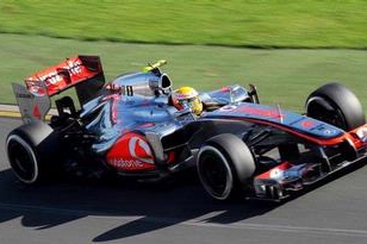 Pebalap McLaren, Lewis Hamilton.