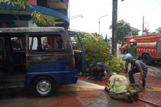 Niat Diperbaiki karena Macet, Minibus di Kota Solo Malah Terbakar