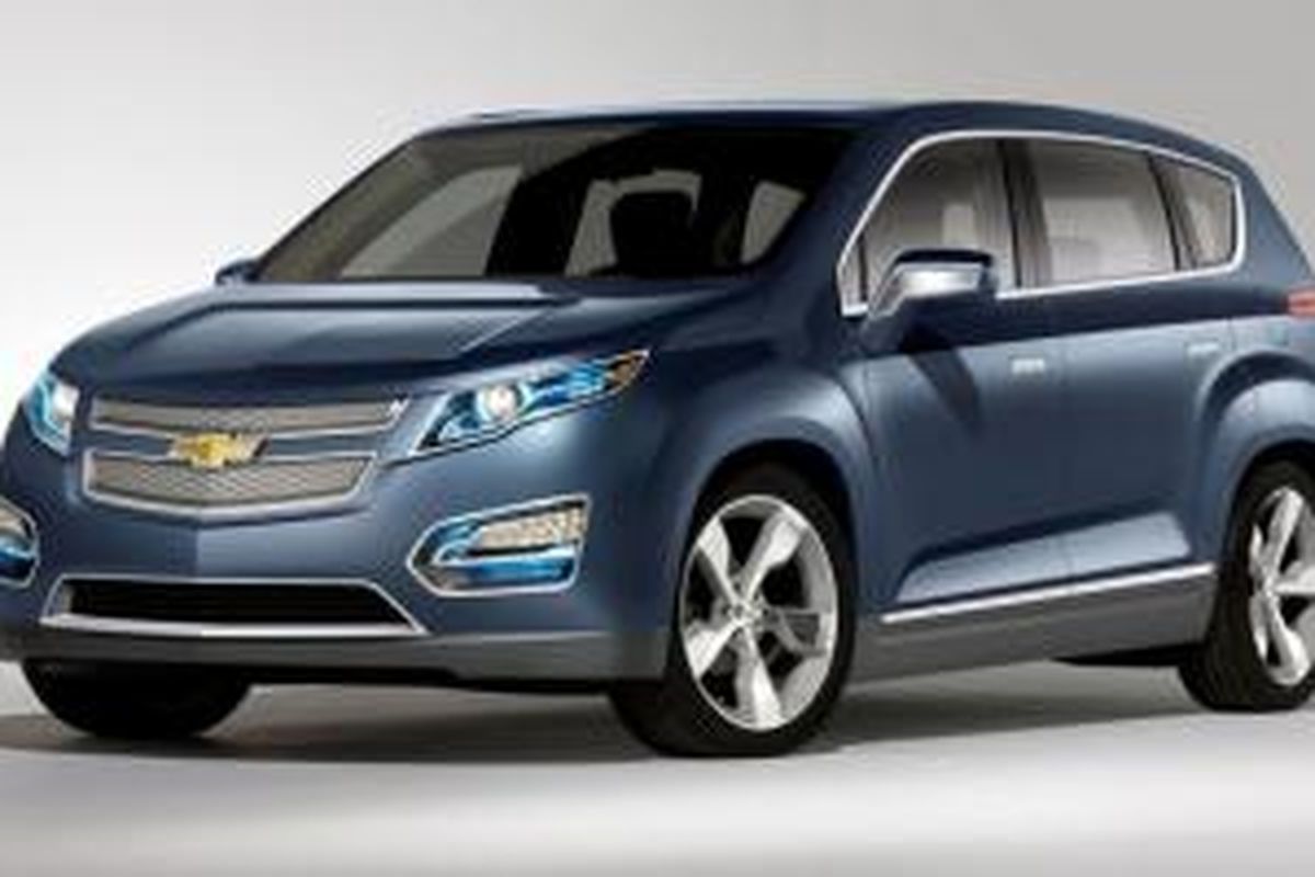 Chevrolet Volt MPV5 Concept yang muncul pertama kali di Beijing. Kemungkinan modelnya akan berubah lebih ke arah crossover, bukan MPV.