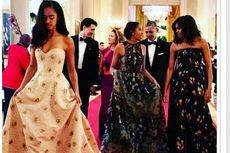 Malia dan Sasha Obama Tampil Sangat Cantik pada Makan Malam Kenegaraan AS