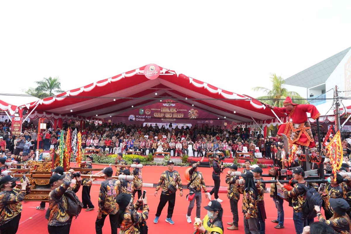 Perayaan Imlek dan Festival Cap Go Meh 2026 di Kota Singkawang, Kalimantan Barat (Kalbar), Selasa (3/3/2026). 
