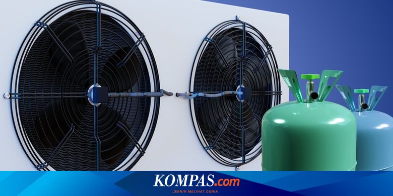 Gambar ilustrasi cara cek tekanan freon dalam cara cek tekanan freon dengan alat yang tepat