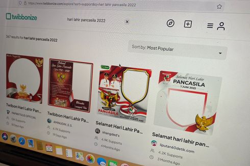 25 Link Download Twibbon Hari Lahir Pancasila 2022 dan Cara Pakainya