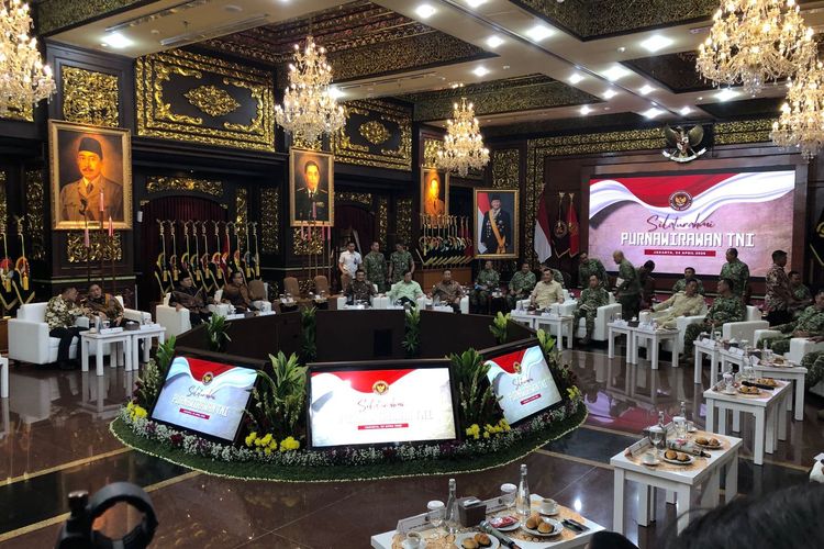 Siapa Saja yang Hadir di Pertemuan Menhan dengan Para Jenderal Purnawirawan TNI?