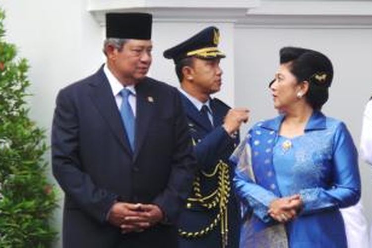 Presiden Susilo Bambang Yudhoyono dan Ibu Negara Ani Yudhoyono