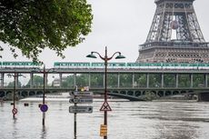 Paris Tak Lagi Indah akibat Banjir, Kota Berlumuran Lumpur