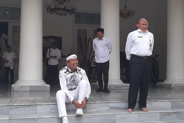 Dedi Mulyadi temui penjabat Pemkab Purwakarta terkait Taman Air Mancur Sri Baduga.